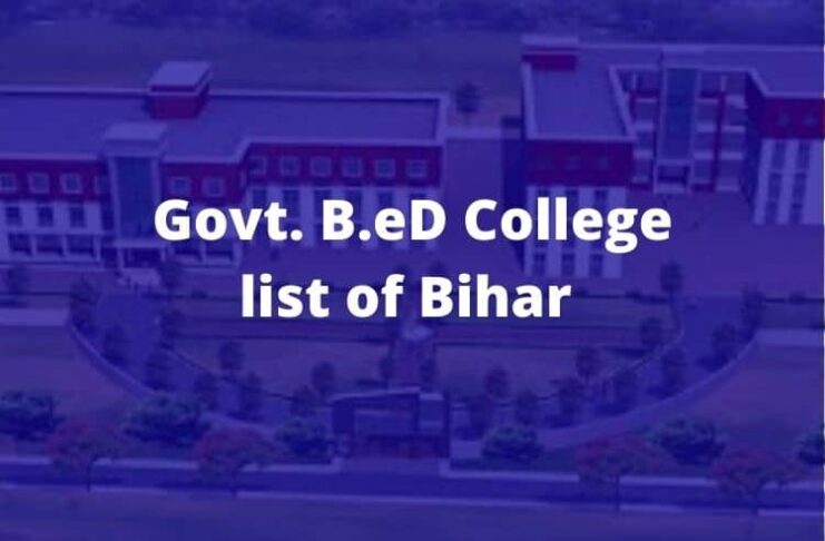 Government B.Ed College in Bihar