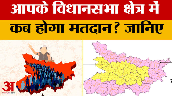 Bihar Assembly Election Date: आपके विधानसभा क्षेत्र में कब होगा मतदान, इस बार दो चरणों में हो रहा बिहार चुनाव