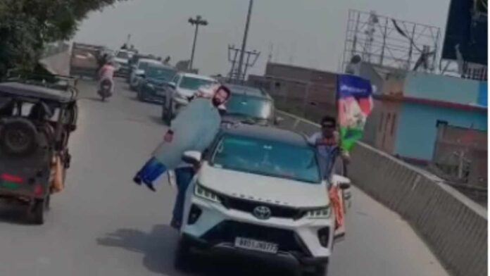 Bihar Assembly Elections 2025: रोड शो के दौरान स्टंट करते दिखे एनडीए प्रत्याशी, वीडियो हुआ वायरल