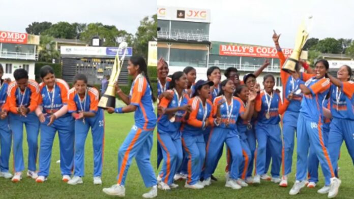 Blind T20 WC: भारतीय दृष्टिबाधित महिला टीम ने रचा इतिहास, हरमनप्रीत की तरह मनाया खिताबी जीत का जश्न; Video