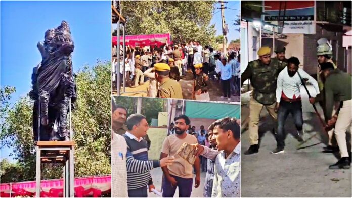 मूर्ति पर भारी बवाल: नागौर में बिगड़े हालात, लाठीचार्ज के बाद पुलिस ने भी किया पथराव; बेनीवाल ने दी यह चेतावनी