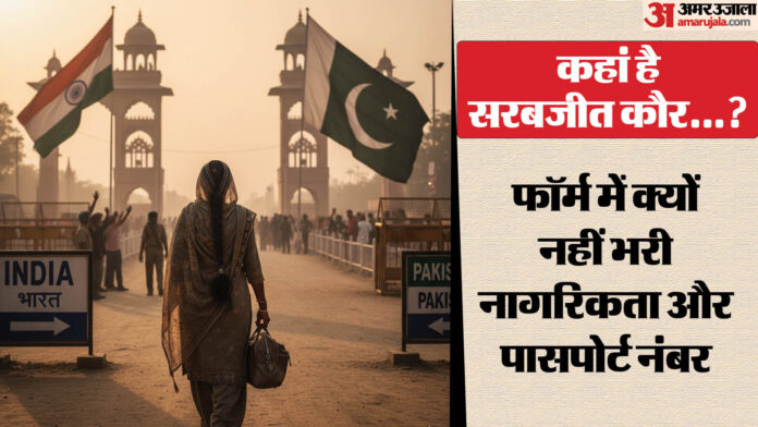 खुफिया एजेंसियों में बढ़ी बेचैनी: पाकिस्तान माथा टेकने गई सरबजीत लापता, इमिग्रेशन फॉर्म में सामने आई गड़बड़ी