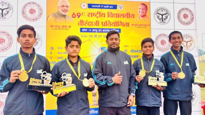 Bihar News: 69वीं राष्ट्रीय स्कूल तीरंदाजी प्रतियोगिता में बिहार को दो और स्वर्ण, नमन और आदर्श ने दिखाया दम