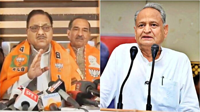 Rajasthan: ‘छह कांग्रेस विधायक JDU में... गहलोत बिहार जाकर रोक सकें तो रोक लें’, पूर्व CM को किसने दी चुनौती?
