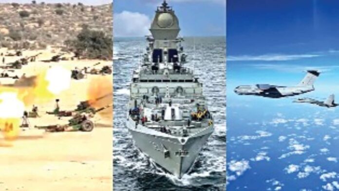 युद्धाभ्यास 'त्रिशूल': पाकिस्तानी सीमा पर तीनों सेनाओं का साझा अभ्यास, अब भैरव-अश्नि बटालियन का दिखाएंगे शौर्य