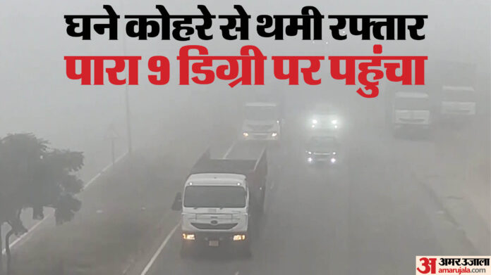 Bihar Weather: मुजफ्फरपुर में शीतलहर का प्रकोप तेज, घना कोहरा और पछुआ हवा बनी मुसीबत; पारा लुढ़का